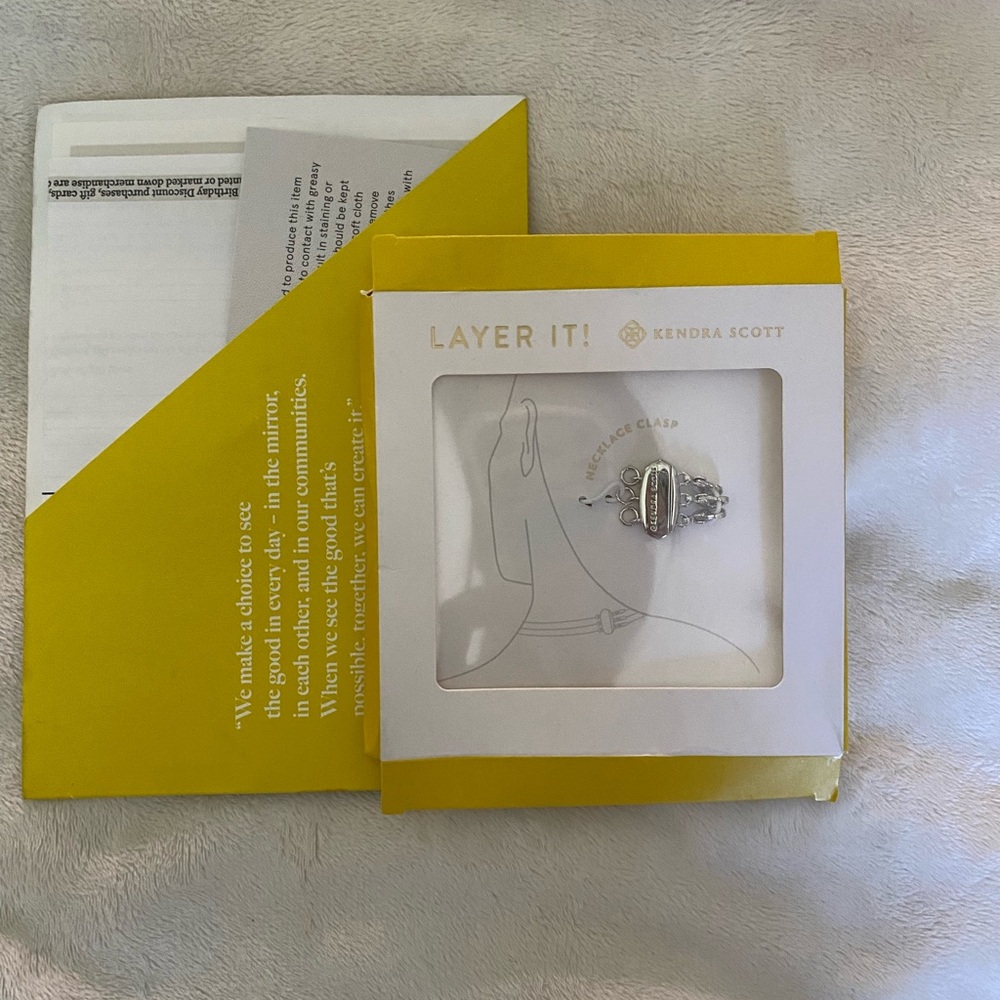 Kendra Scott Silver Necklace Separator
